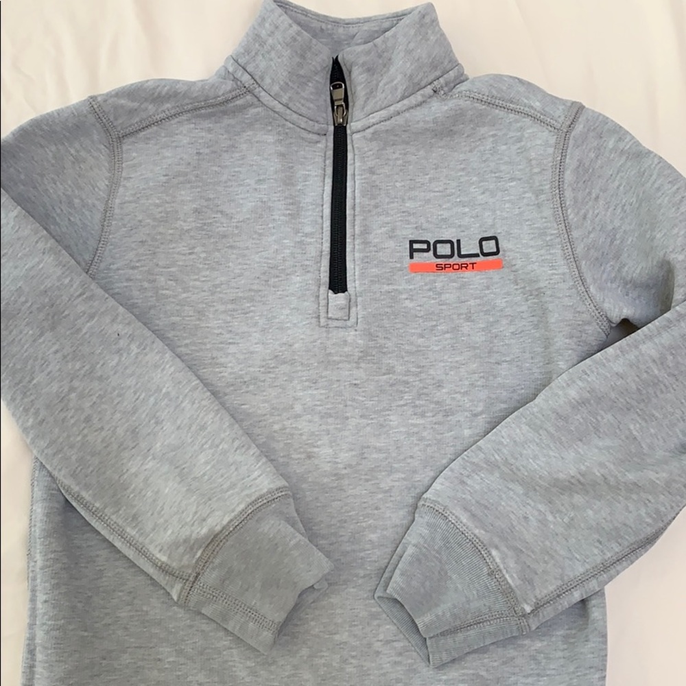Polo sport boy pull over with zipper sweater